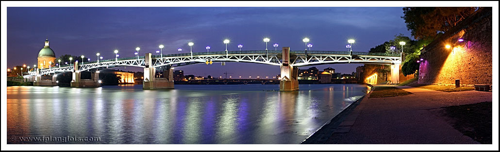 Accueil >> Images >> Panoramiques >> Panoramique Toulouse Le pont ...